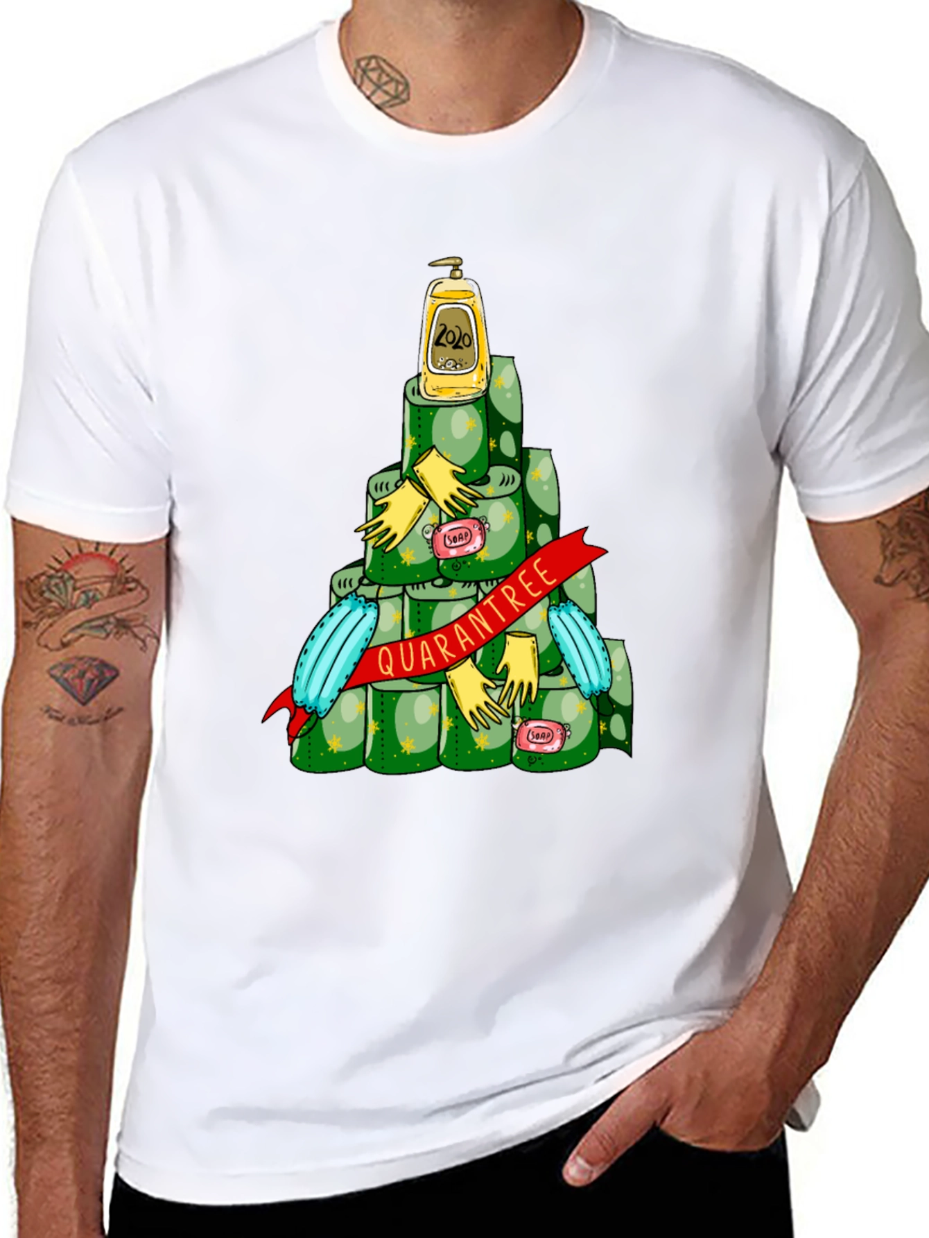 Quarantree T-Shirt - Funny Novelty Tee