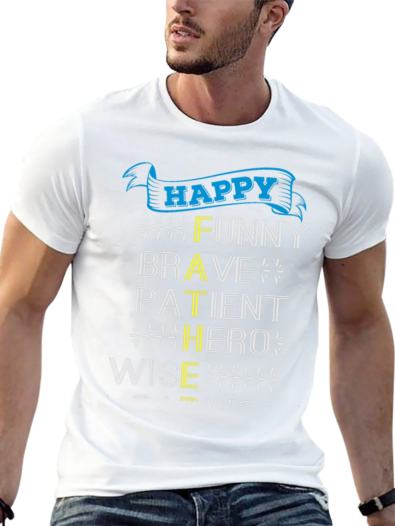 Happy Fathers Day Graphic T-Shirt
