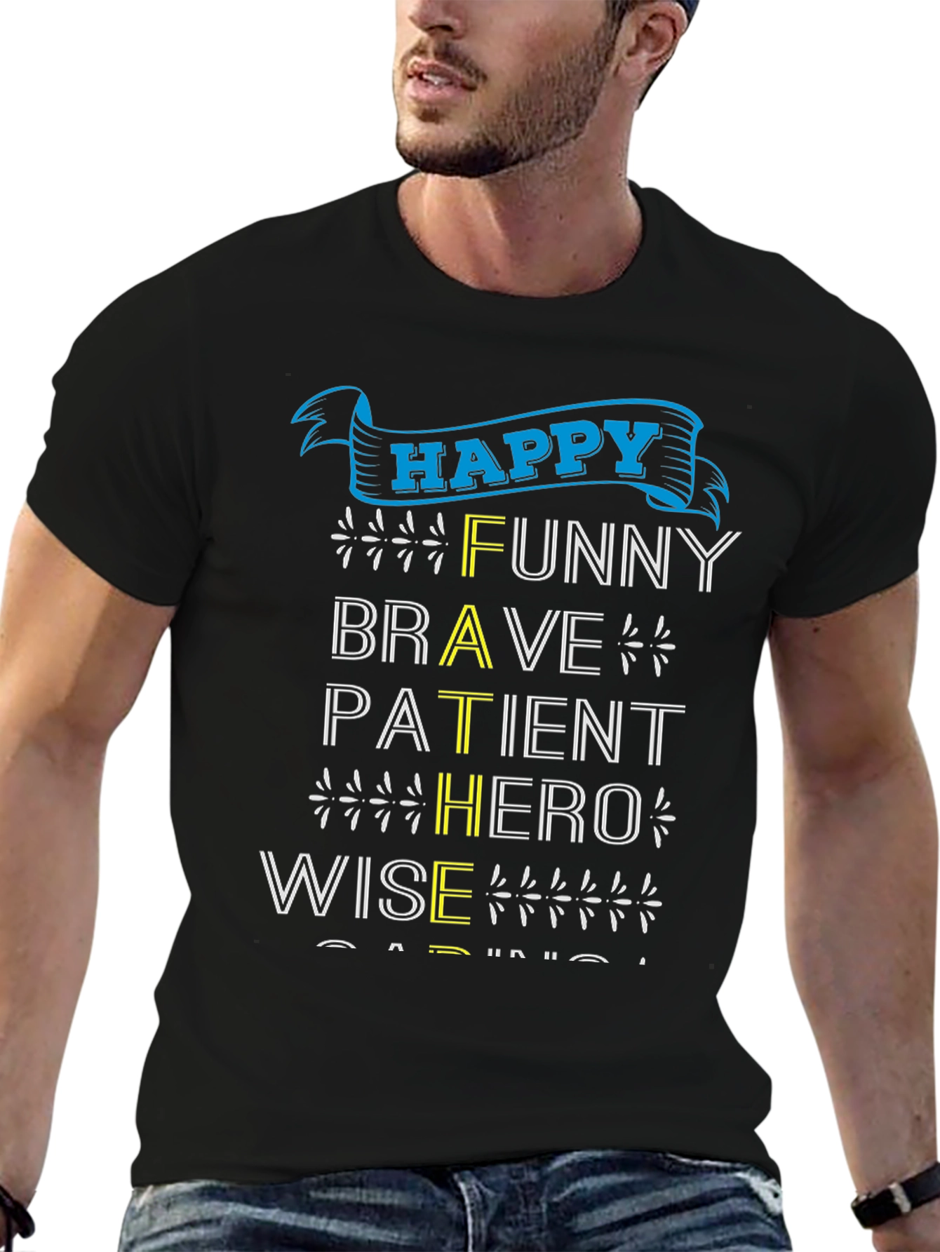 Happy Fathers Day Graphic T-Shirt