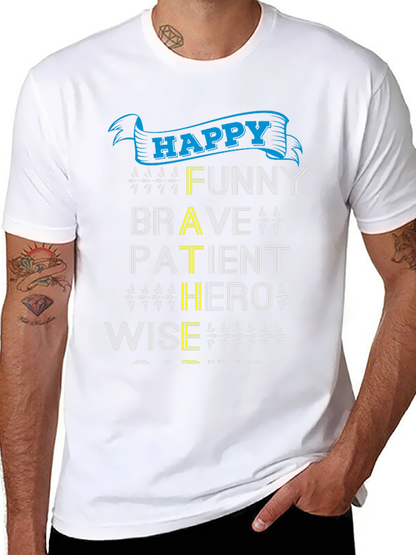 Happy Fathers Day Graphic T-Shirt