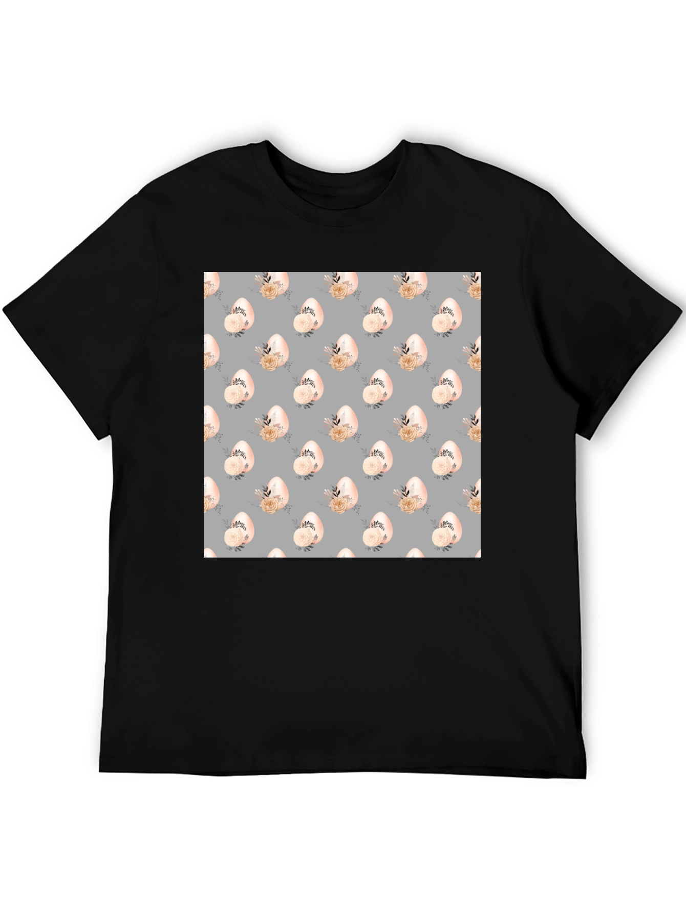 Floral Easter Egg Pattern T-Shirt