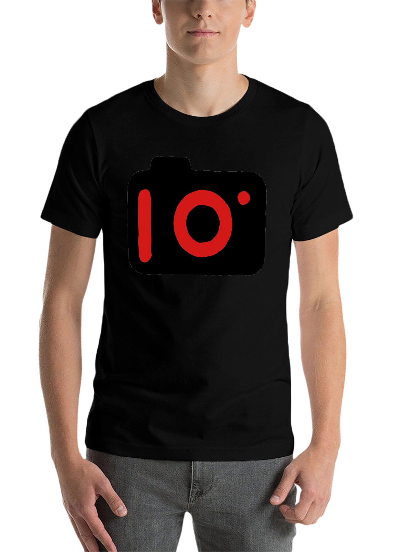 Camera Graphic Black T-Shirt