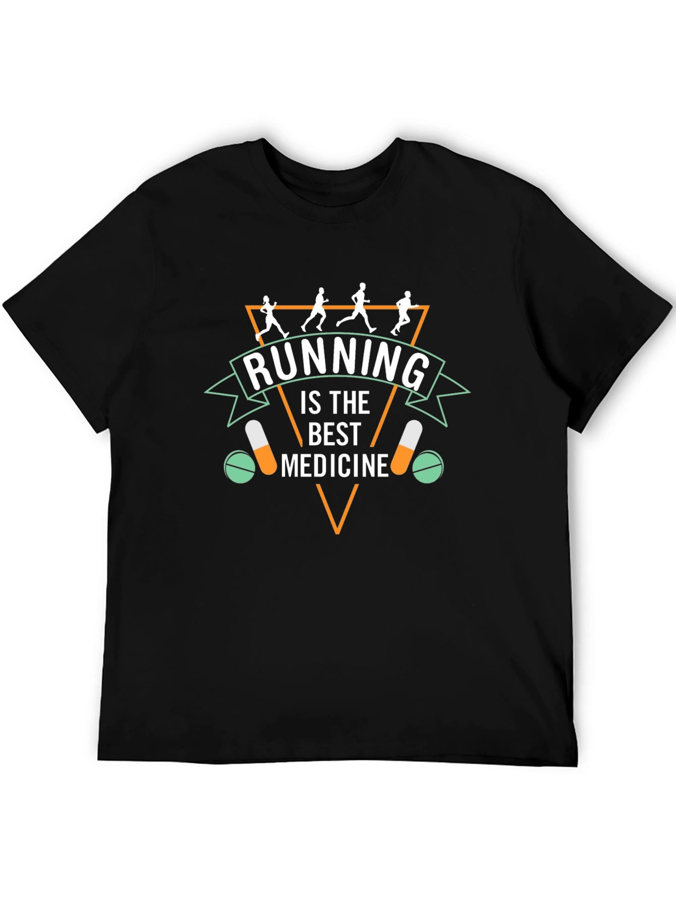 Running is the Best Medicine Graphic Tee