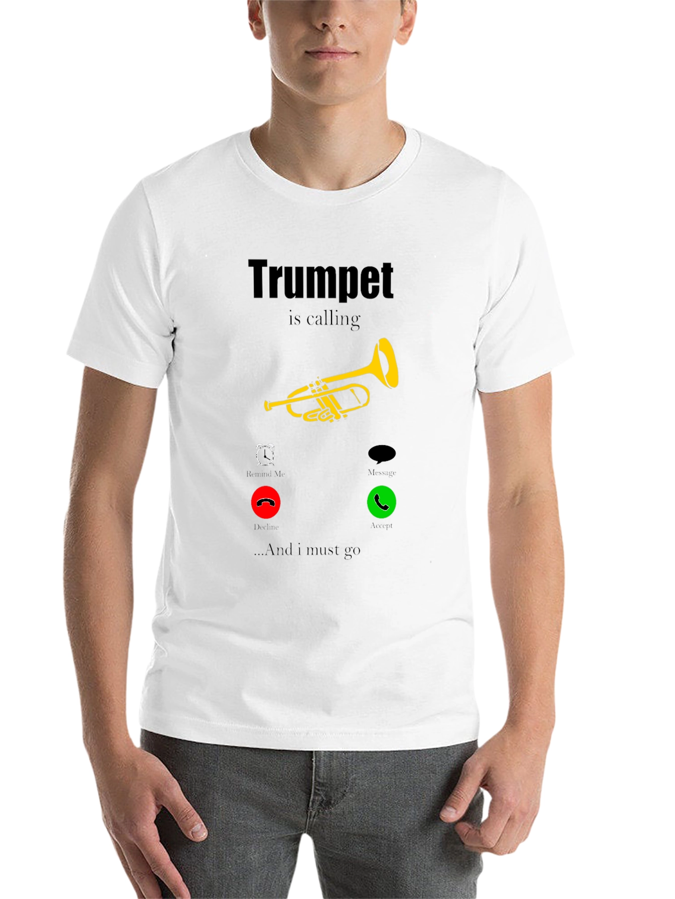 Trumpet is Calling T-Shirt - Musician Humor