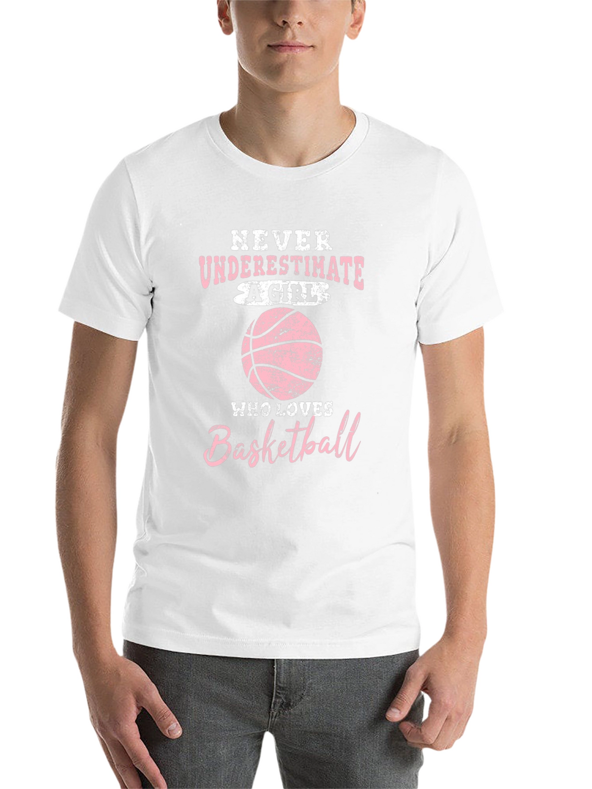 Basketball Girl T-Shirt - Never Underestimate