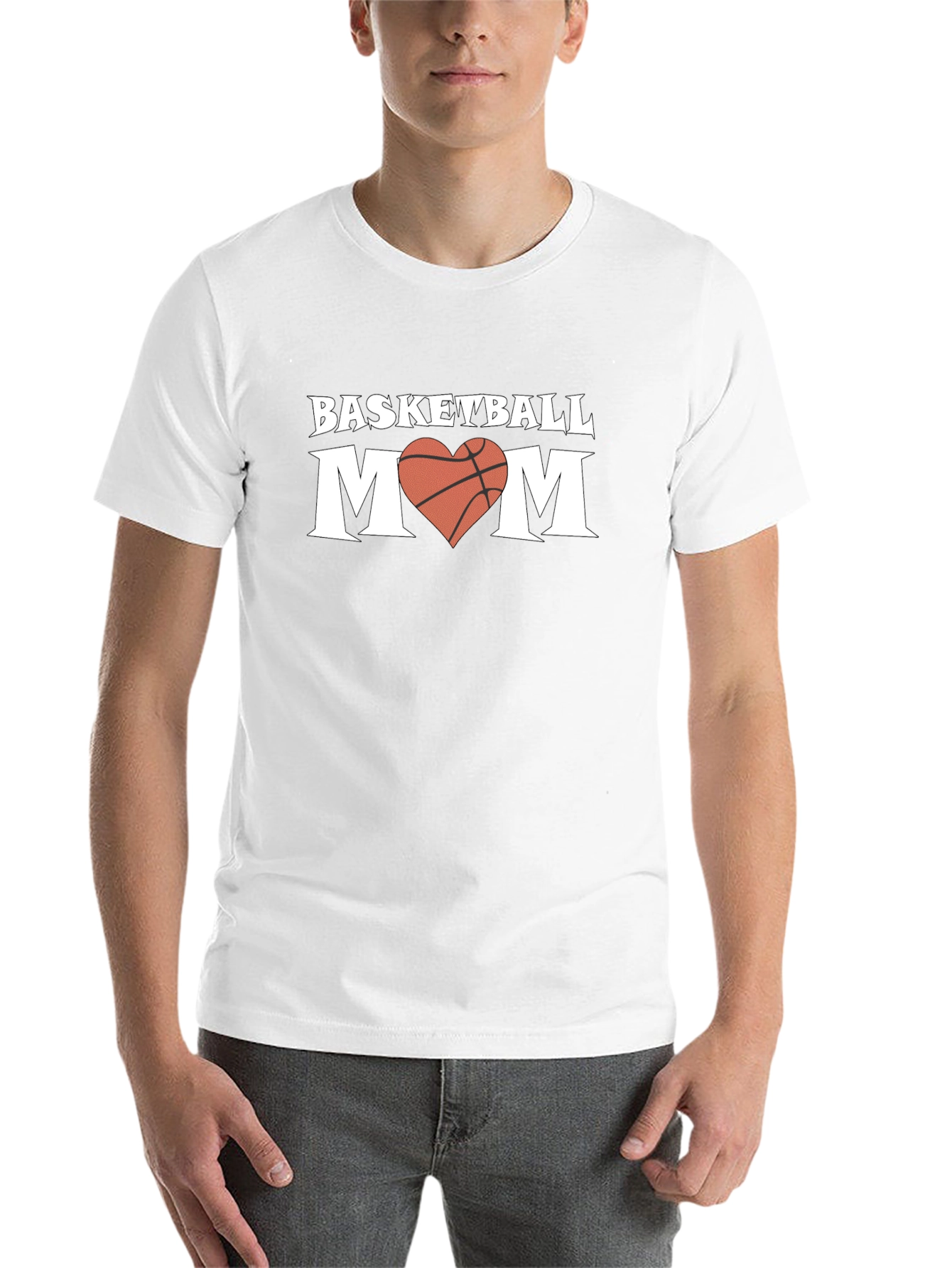 Basketball Mom Graphic T-Shirt