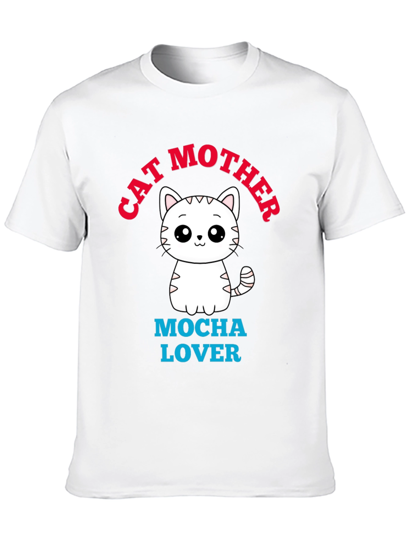 Cute Cat Mother Mocha Lover Graphic Tee