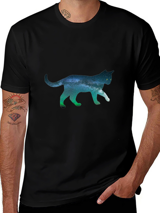 Galaxy Cat T-Shirt - Unique Space Design