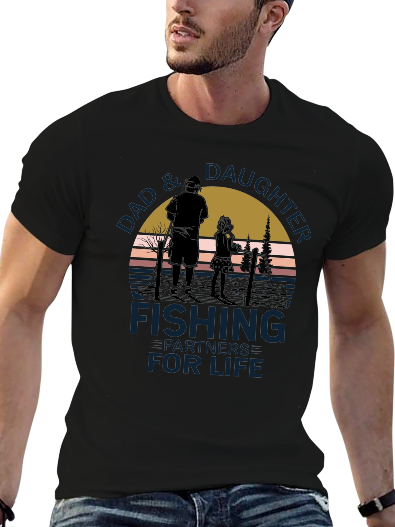 Dad & Daughter Fishing Partners for Life T-Shirt