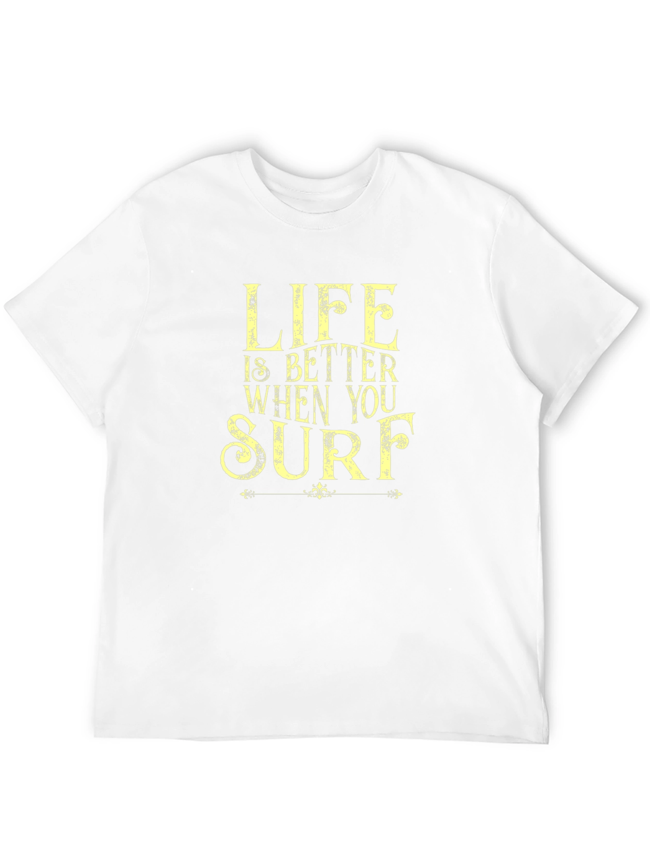 Life Is Better When You Surf Black T-Shirt