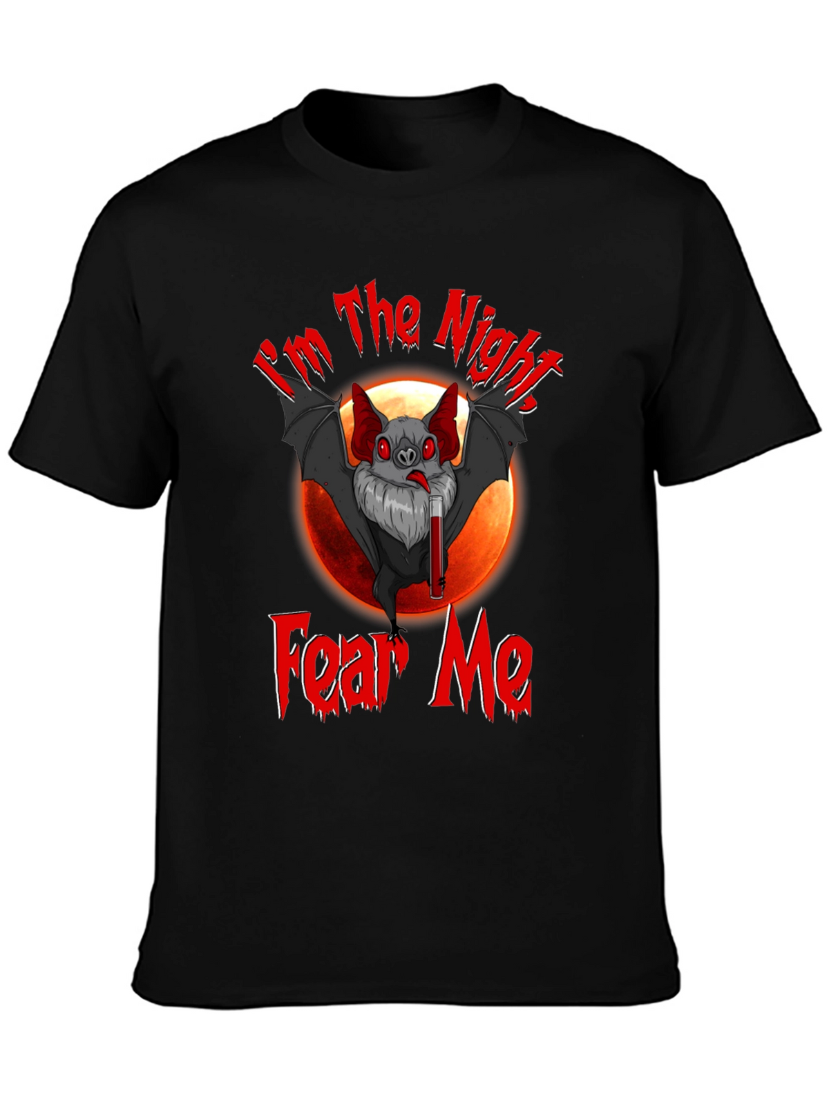 Im The Night Fear Me Bat Graphic T-Shirt