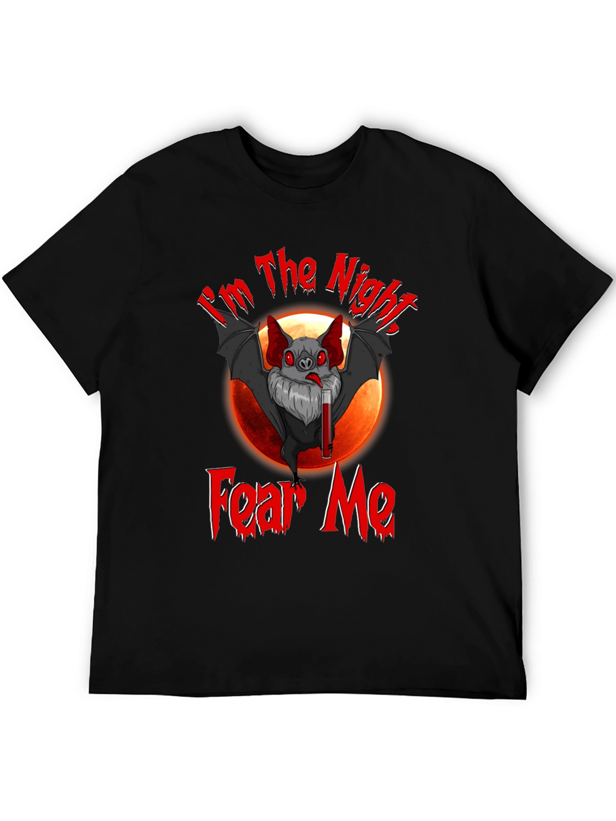 Im The Night Fear Me Bat Graphic T-Shirt