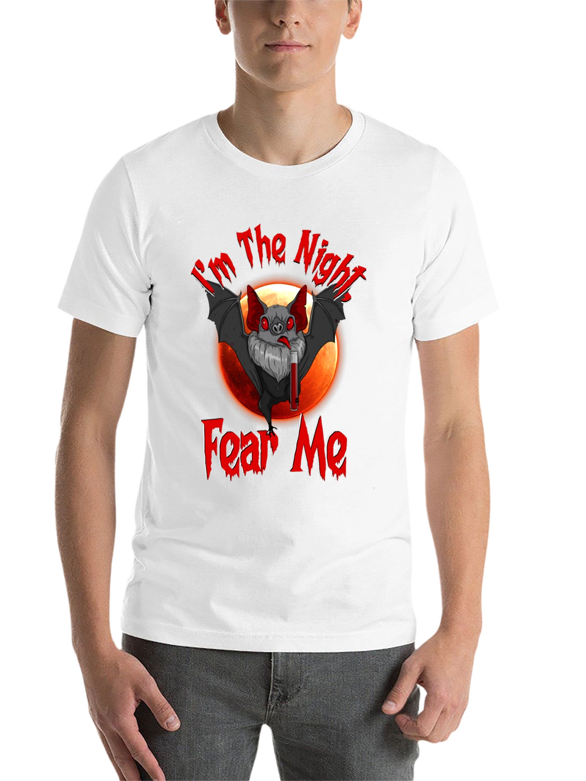 Im The Night Fear Me Bat Graphic T-Shirt