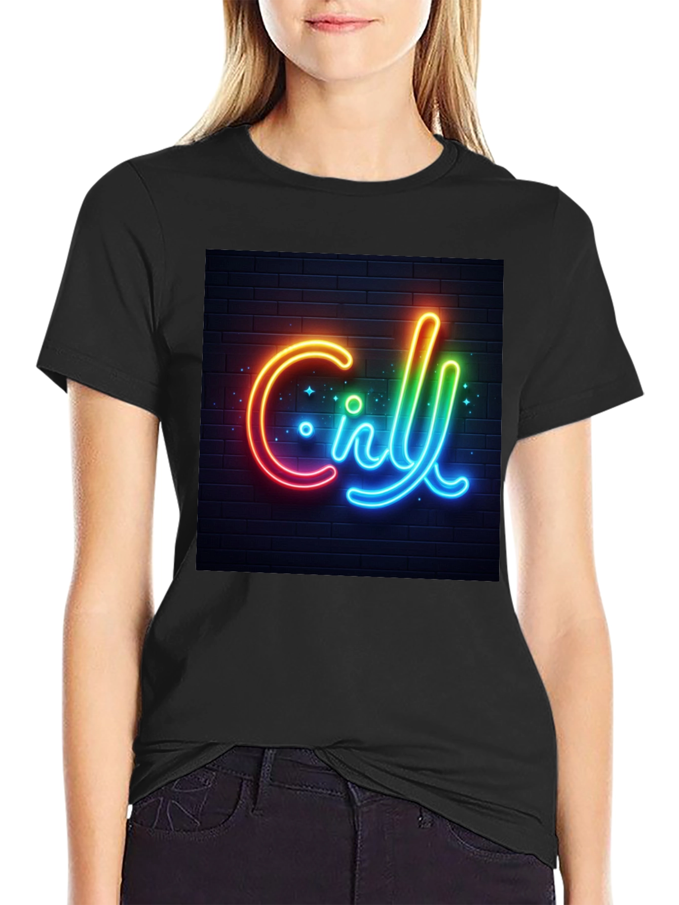 Chill Neon Graphic T-Shirt