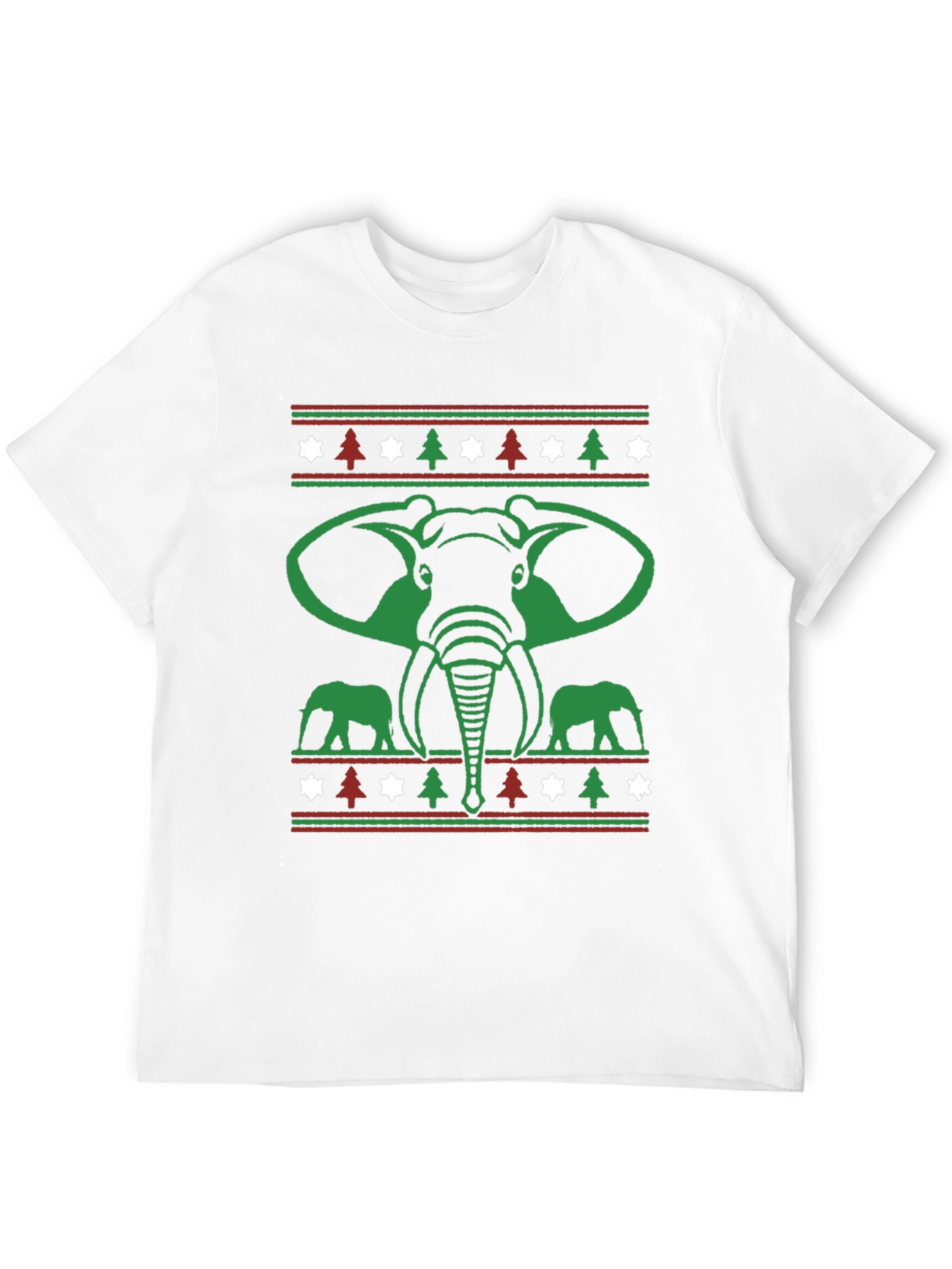 Elephant Christmas Holiday T-Shirt