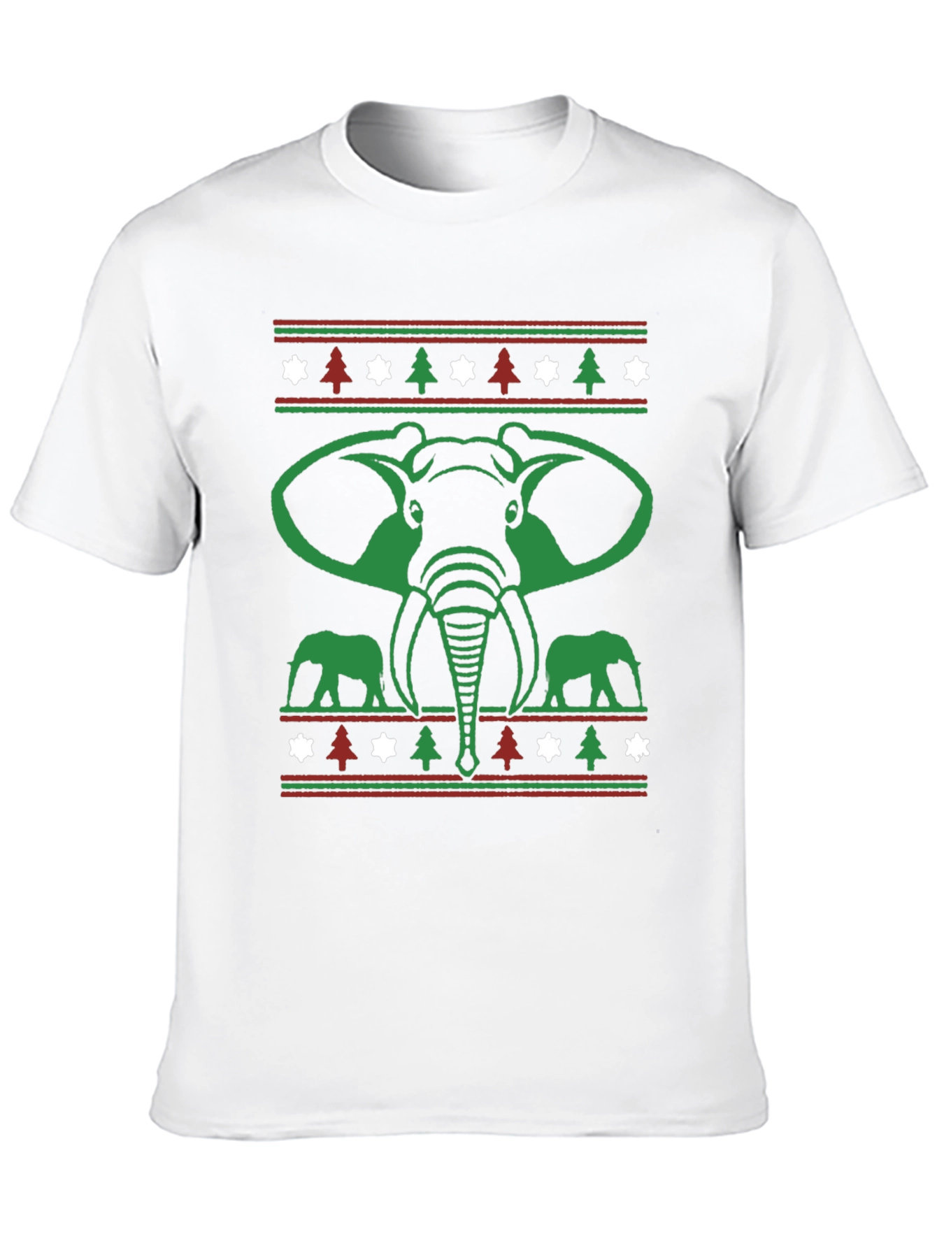 Elephant Christmas Holiday T-Shirt