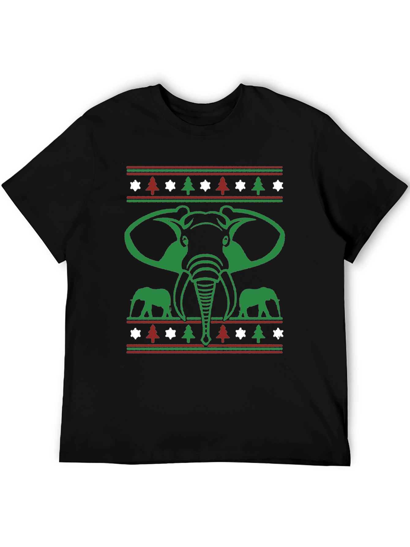 Elephant Christmas Holiday T-Shirt