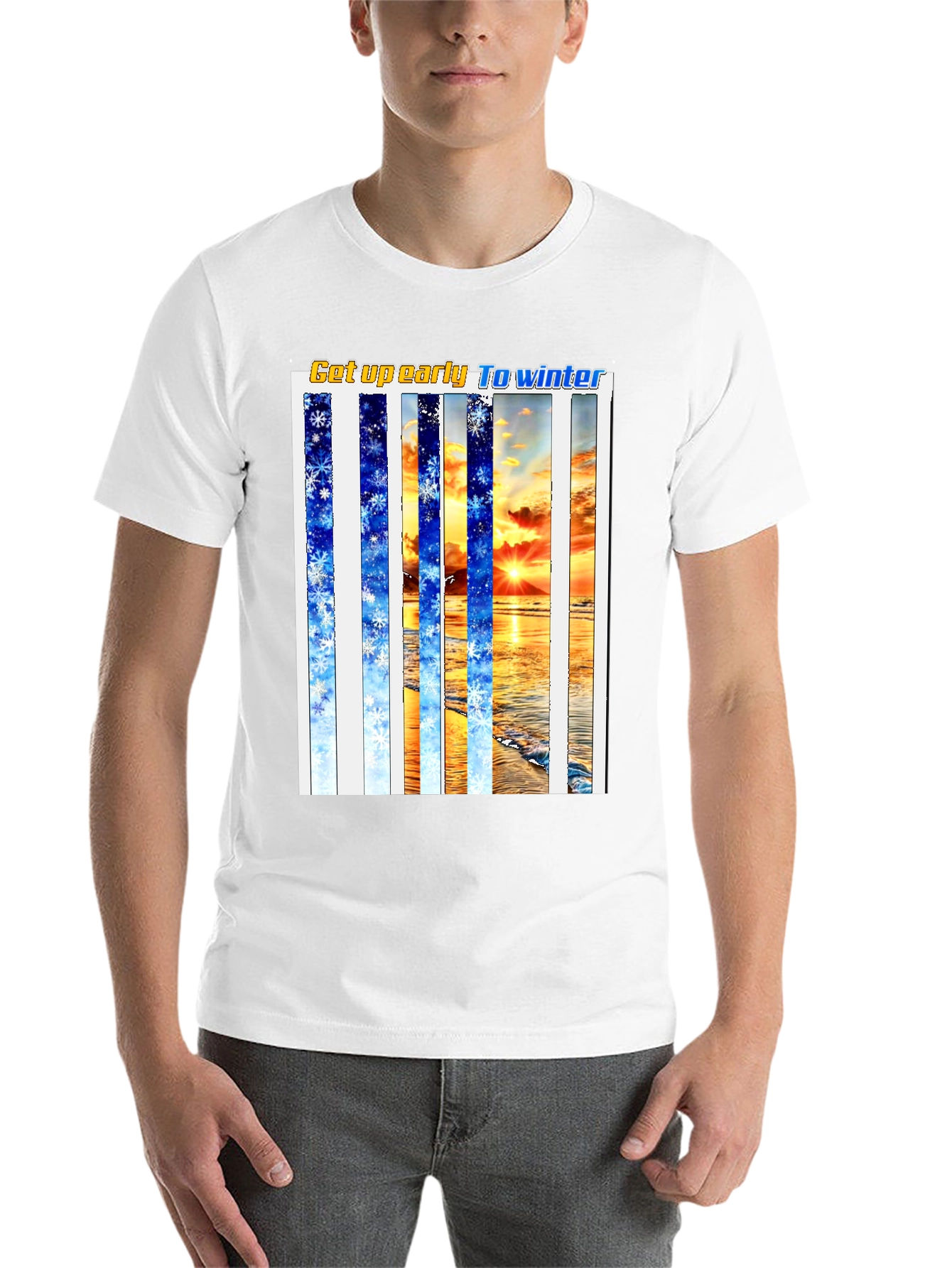 Winter Beach T-Shirt - Get Up Early