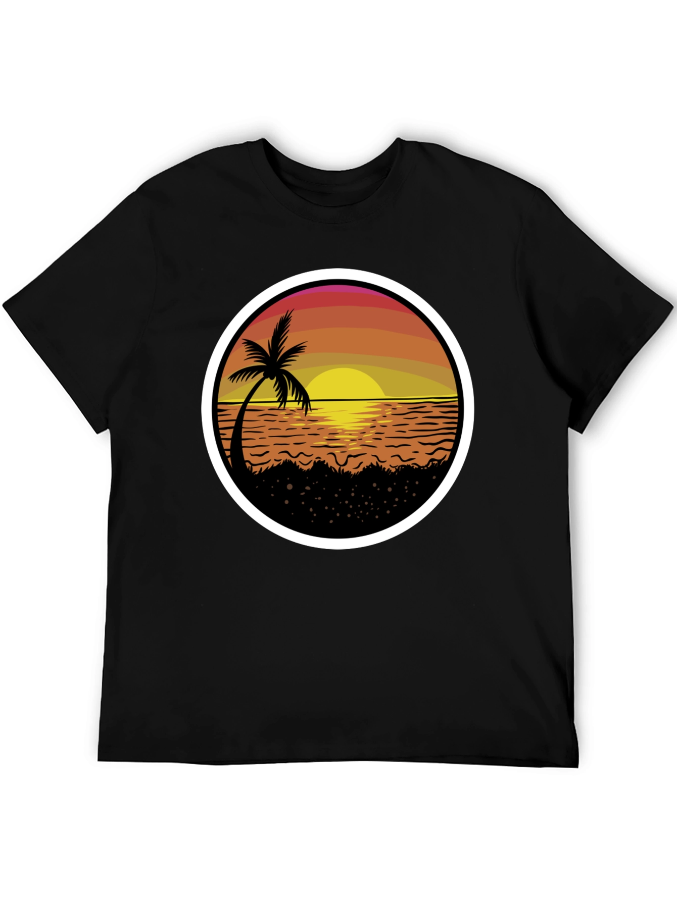 Sunset Palm Tree T-Shirt