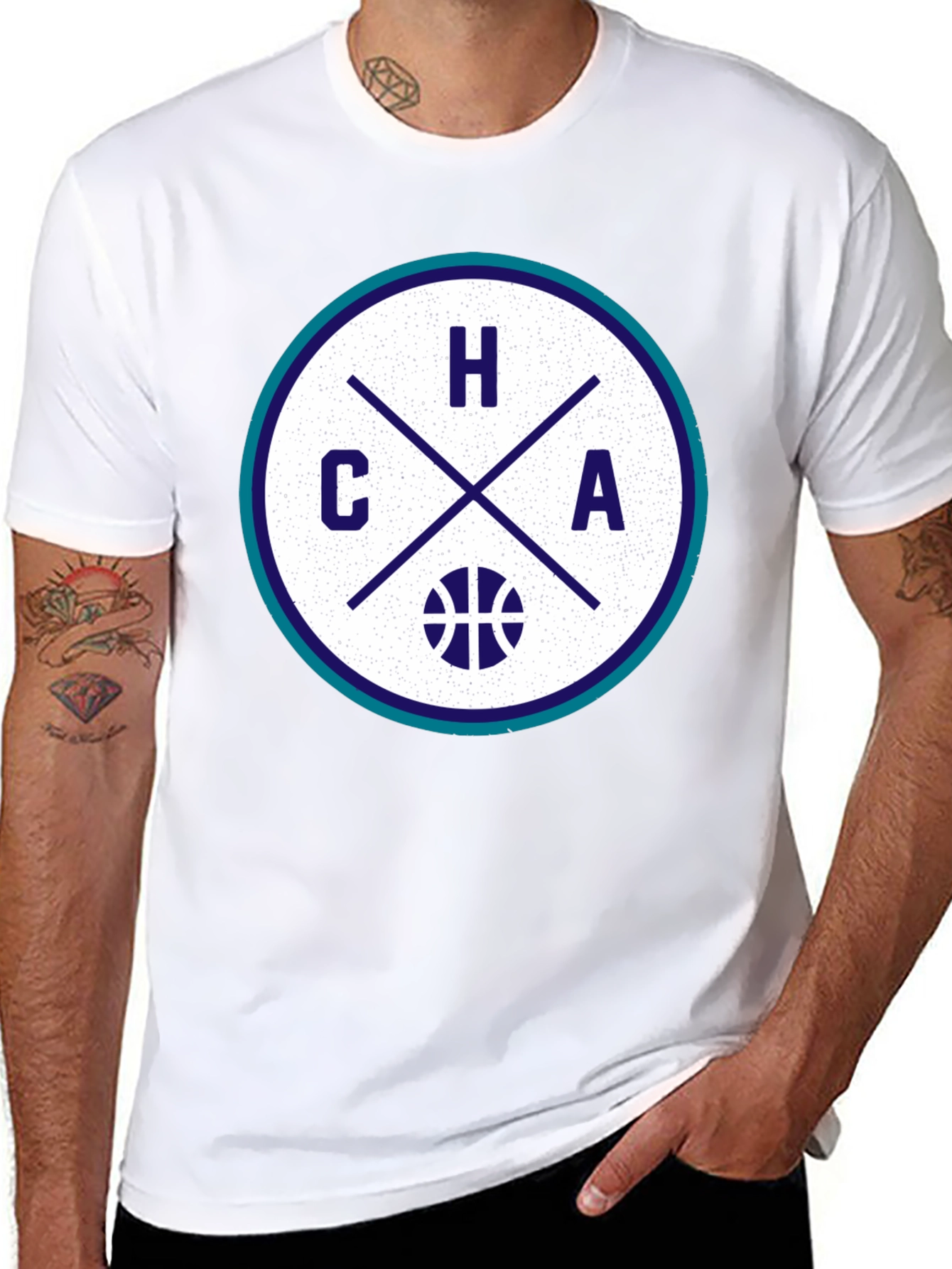 Charlotte Hornets Inspired Graphic Tee