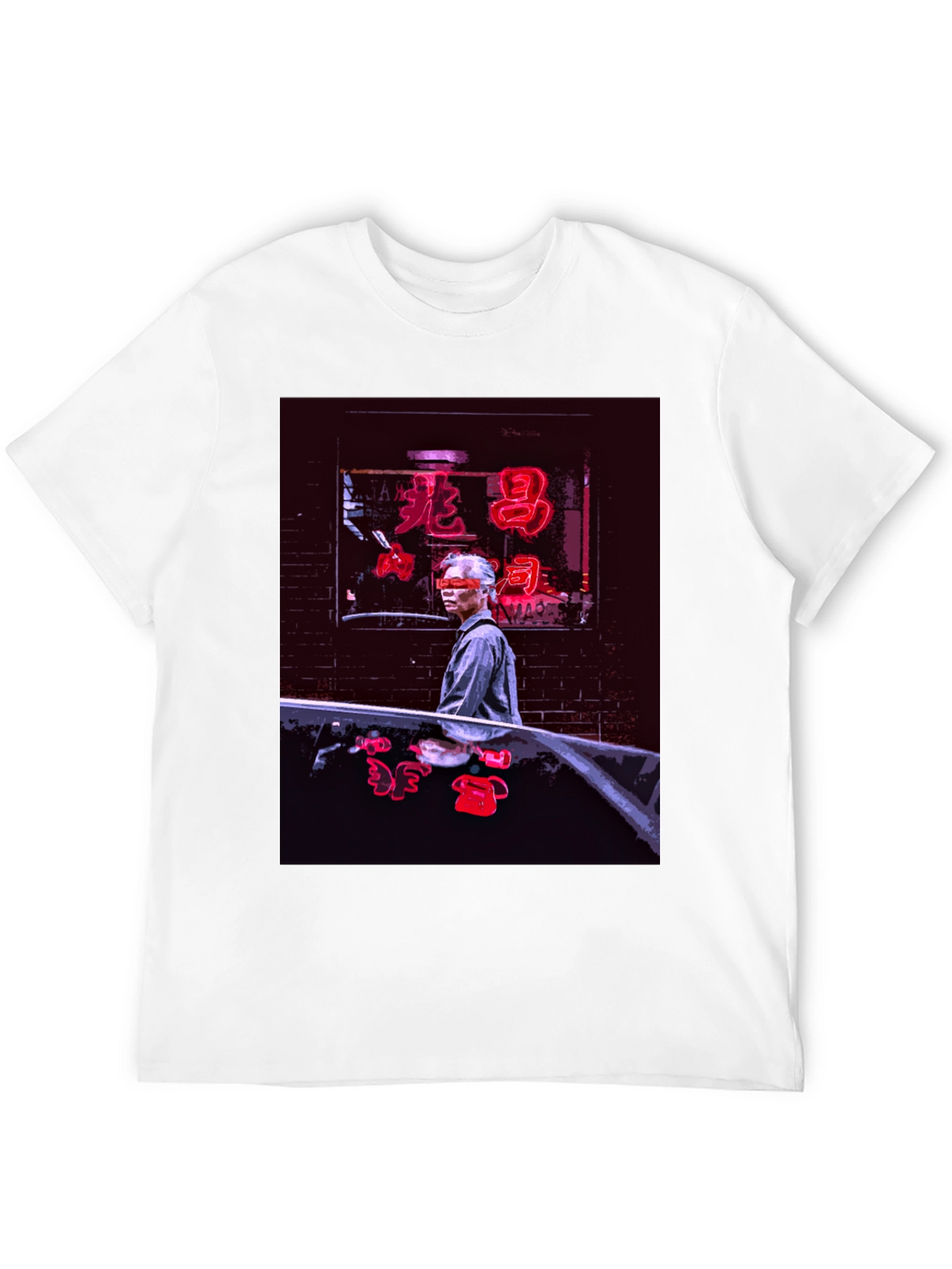 Neon Chinatown T-Shirt - Stylish Urban Graphic Tee