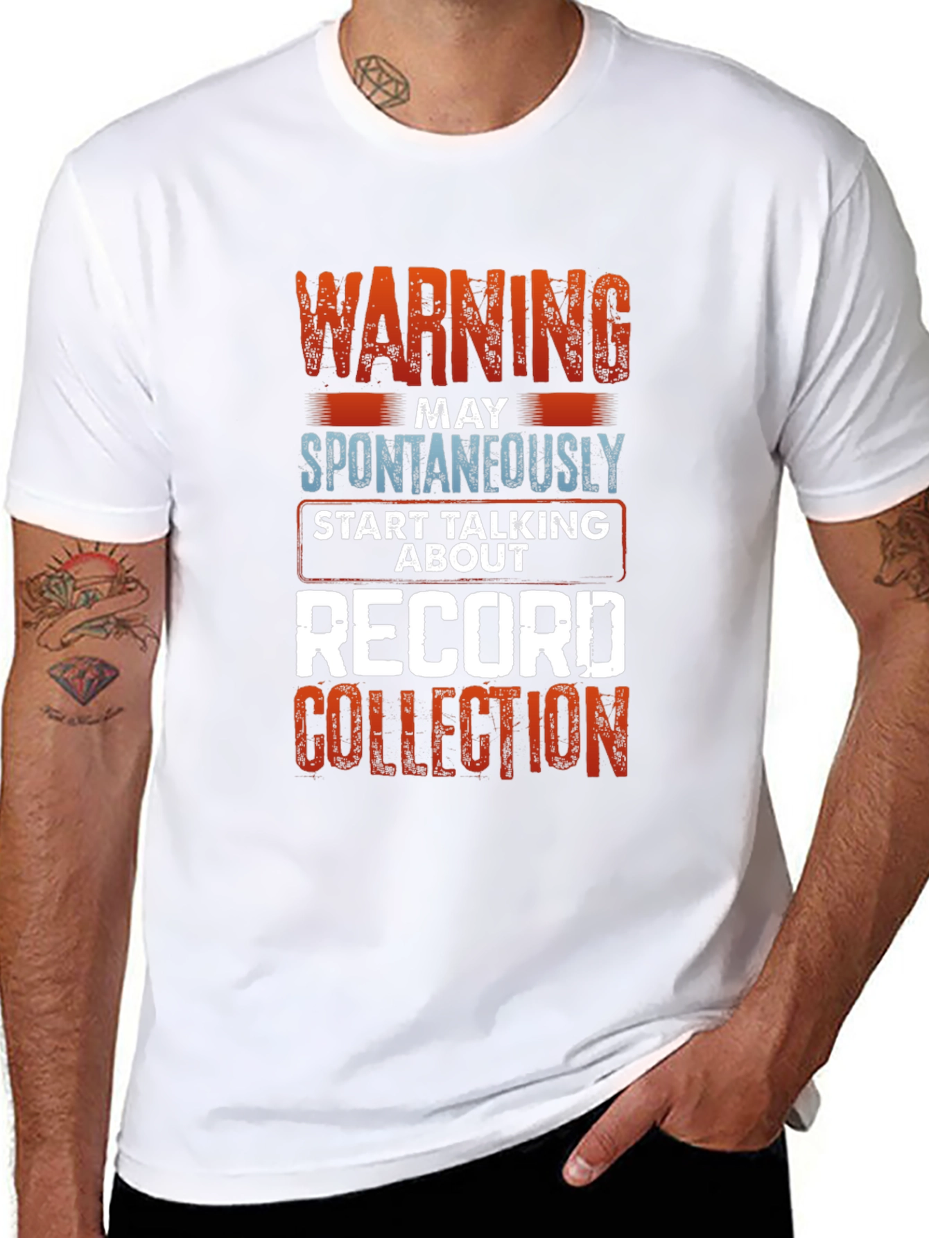 Warning Record Collection T-Shirt