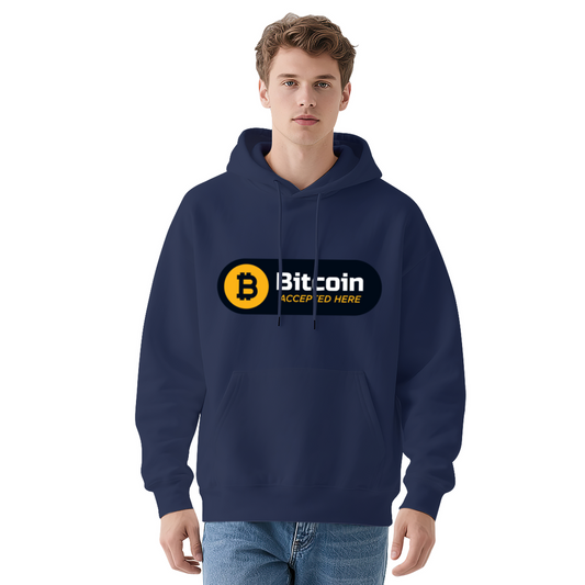 Bitcoin Cryptocurrency Blockchain Graphic Hoodie - Crypto Trader Pullover Sweatshirt