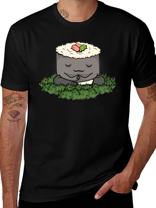 Zen Sushi Meditation T-Shirt - Comfy Tee
