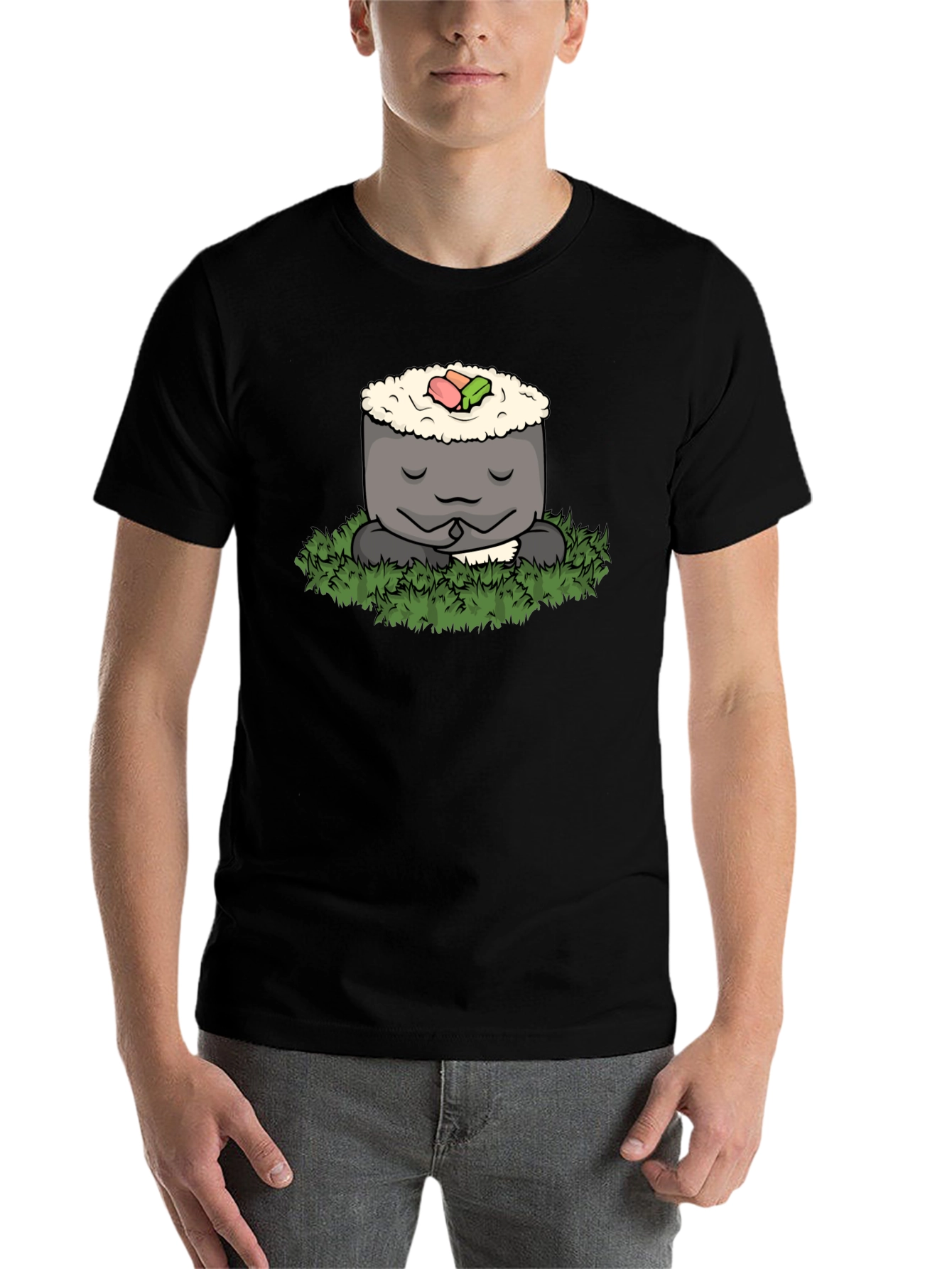 Zen Sushi Meditation T-Shirt - Comfy Tee