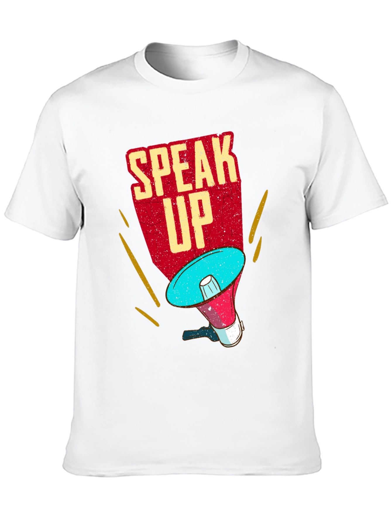 Speak Up T-Shirt - Megaphone Graphic Tee
