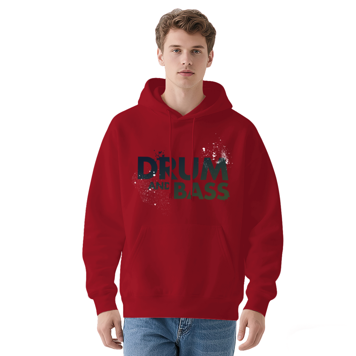 Drum And Bass Music Gray Hoodie, Soft Music Lover Wear