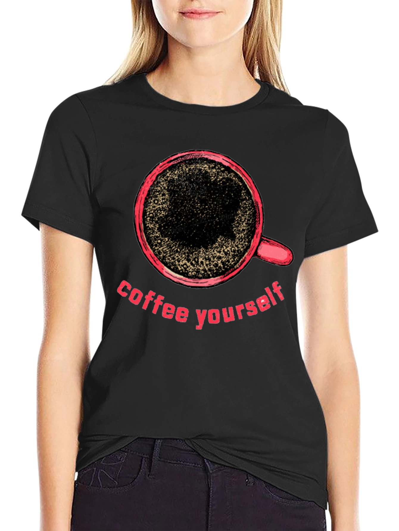 Coffee Yourself Graphic T-Shirt