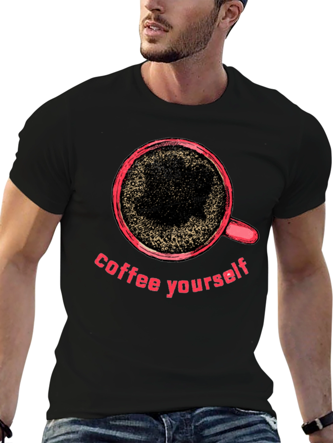 Coffee Yourself Graphic T-Shirt