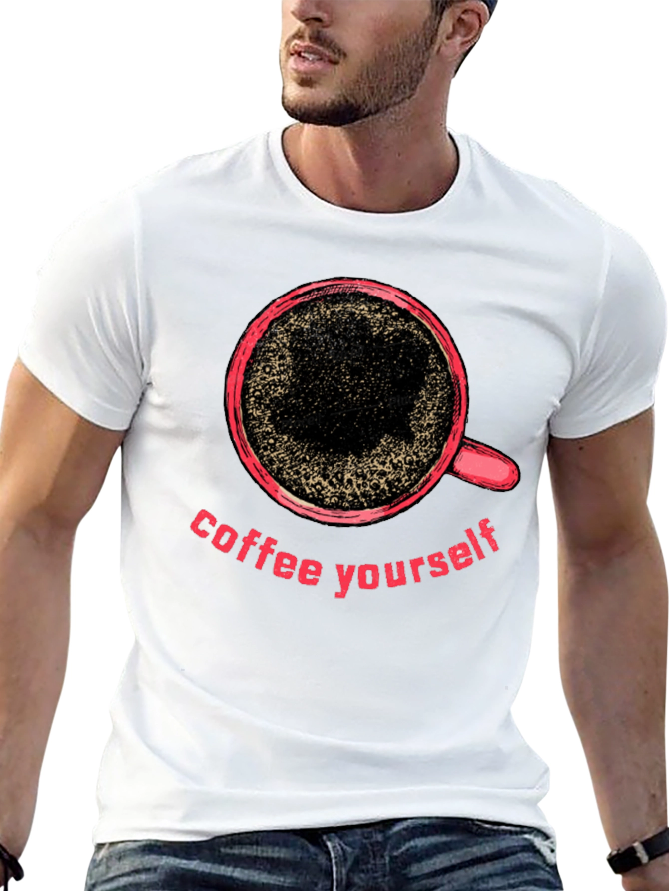 Coffee Yourself Graphic T-Shirt
