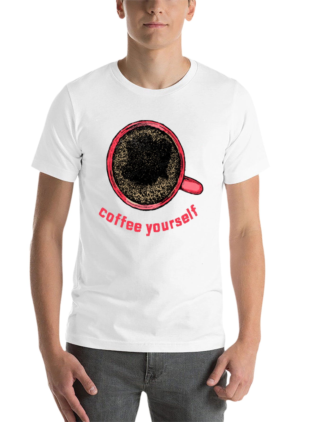 Coffee Yourself Graphic T-Shirt