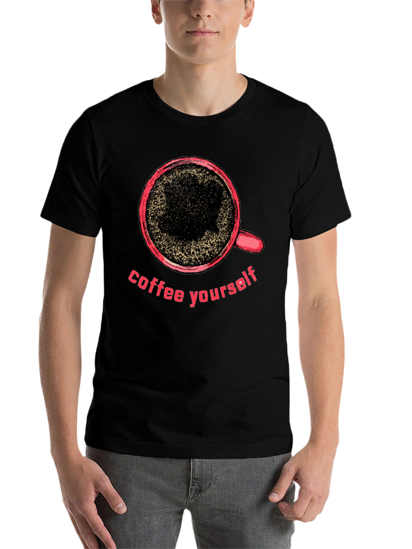 Coffee Yourself Graphic T-Shirt