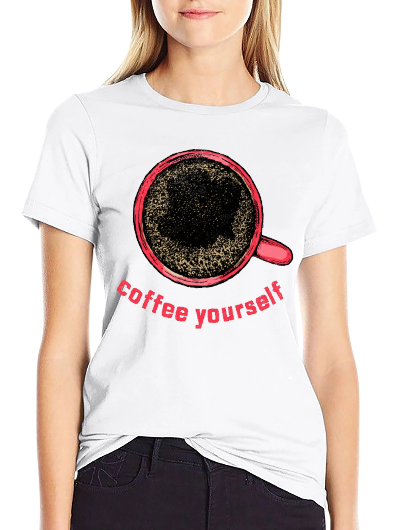 Coffee Yourself Graphic T-Shirt