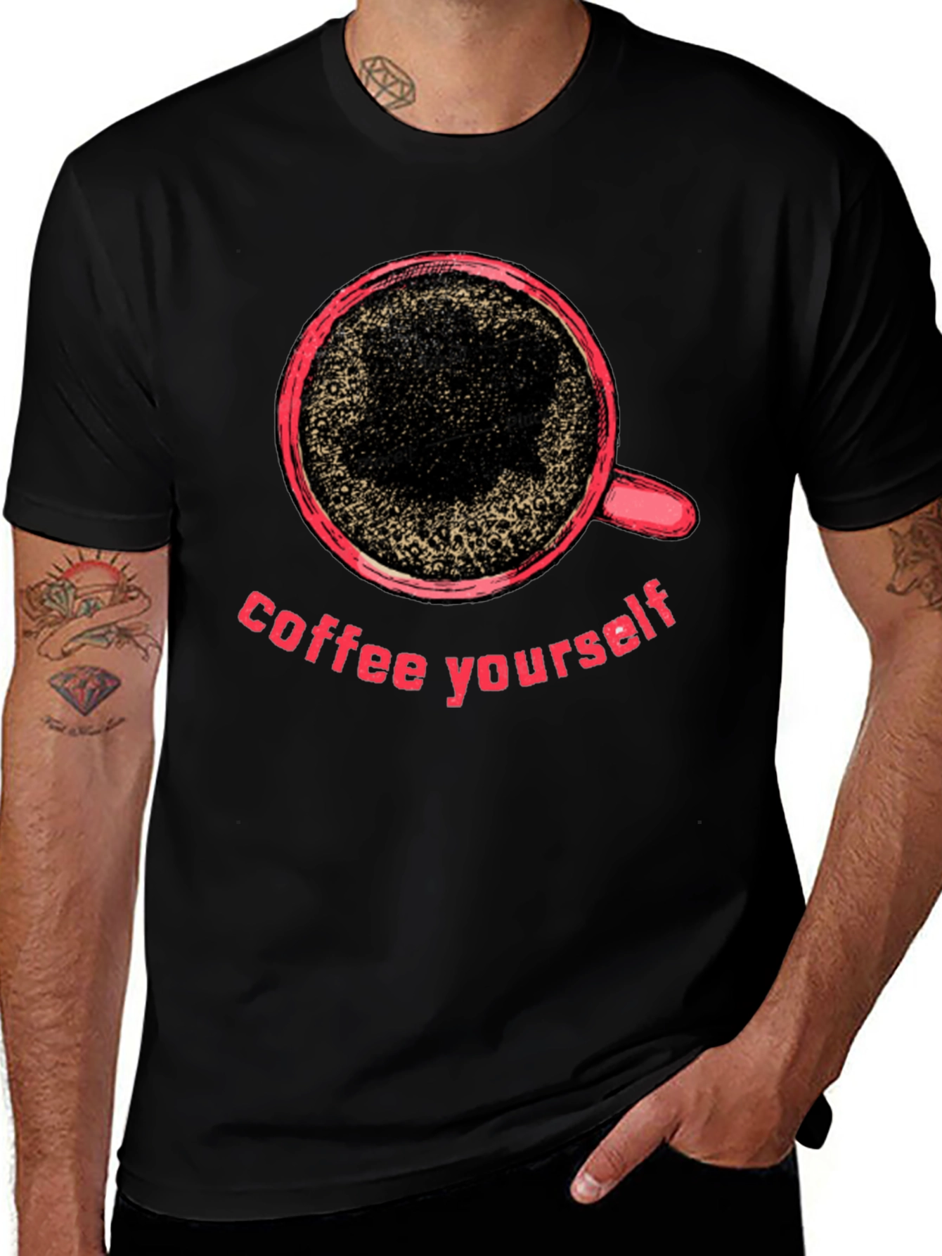 Coffee Yourself Graphic T-Shirt