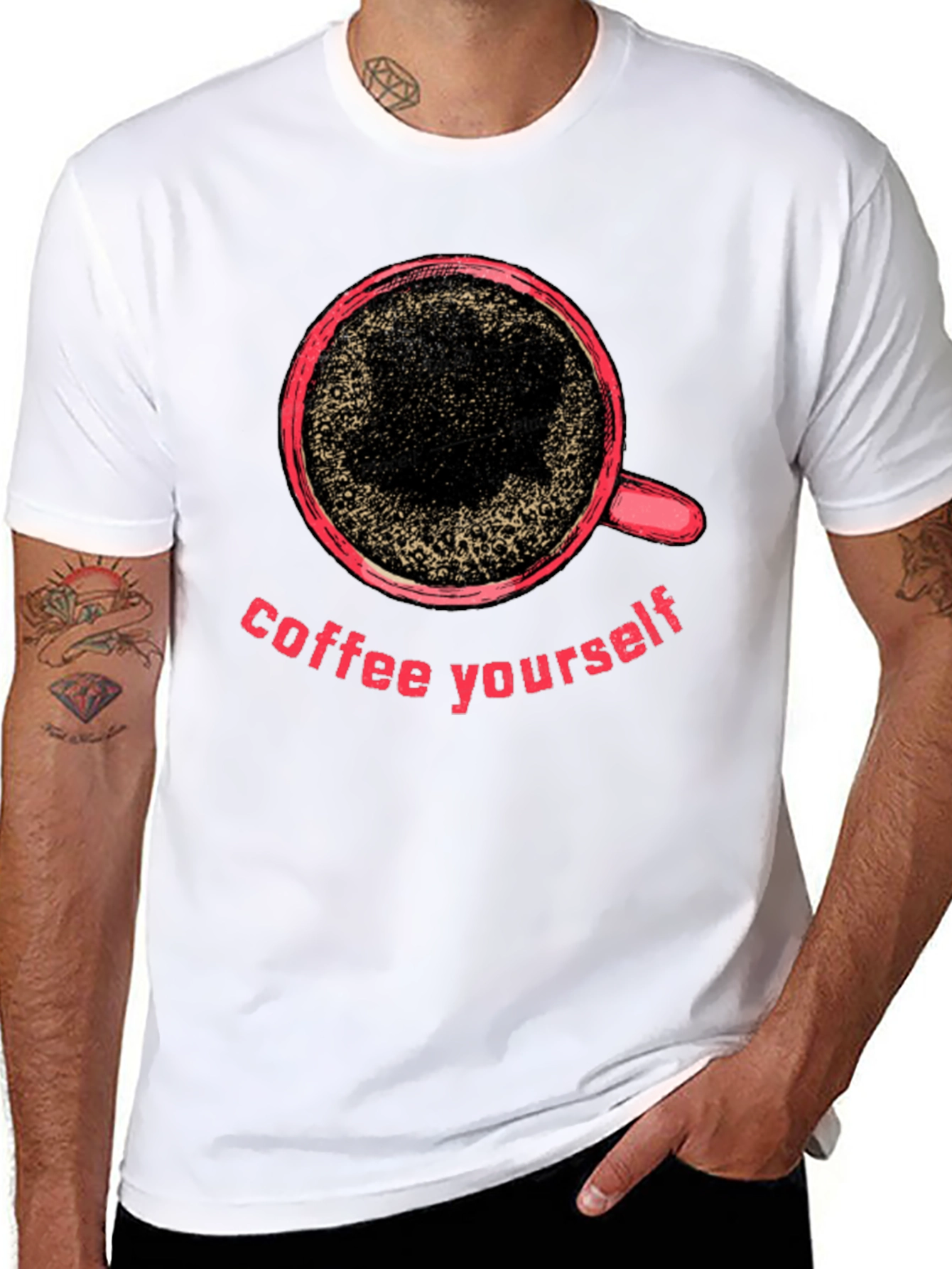 Coffee Yourself Graphic T-Shirt