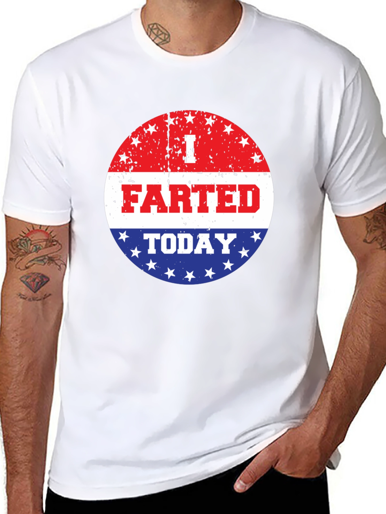 I Farted Today Graphic T-Shirt - Funny Slogan Tee