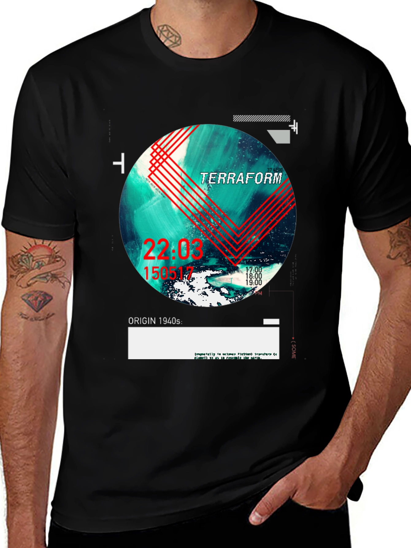 Terraform Graphic Print Tee - Modern Style