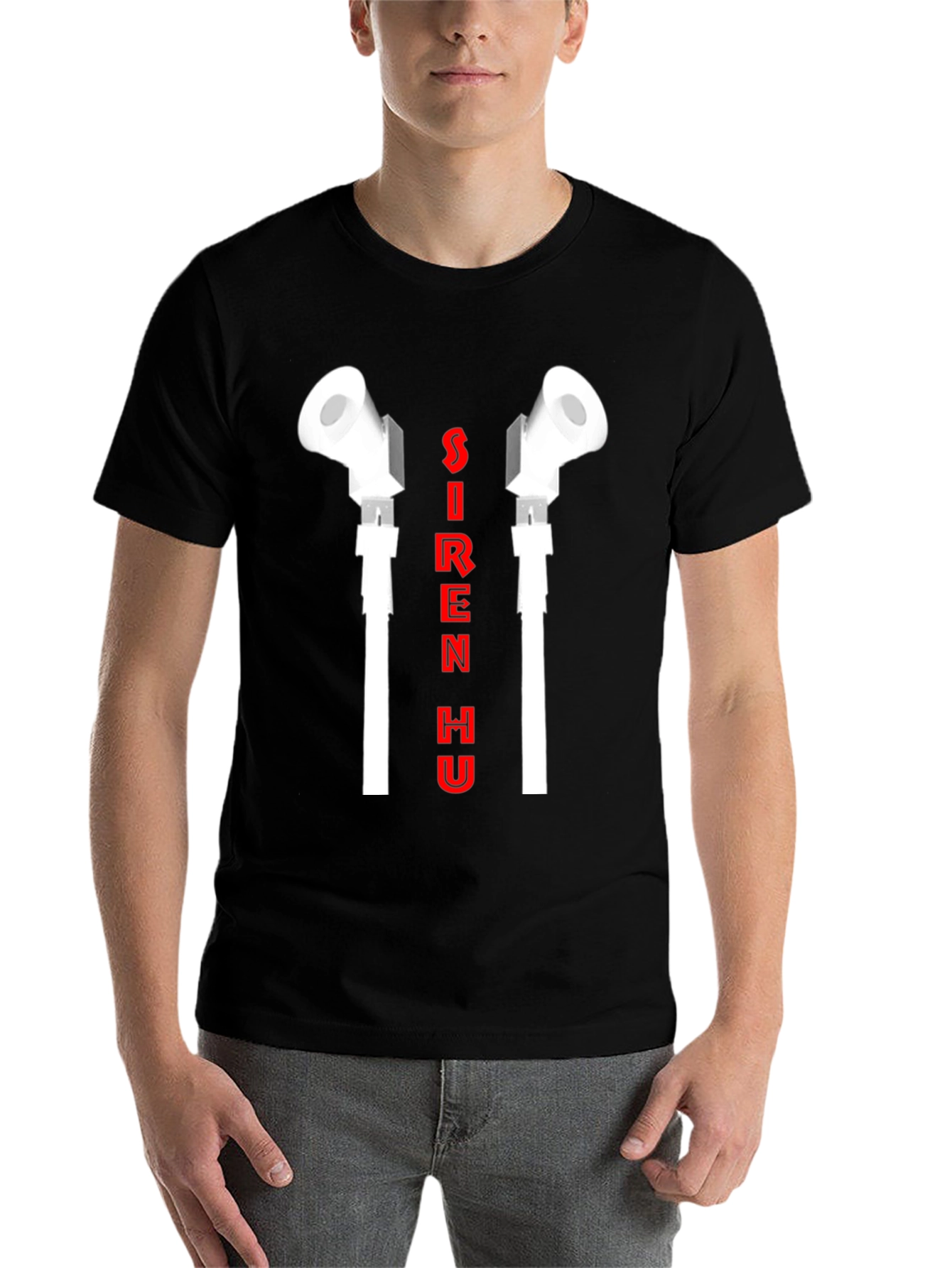 Siren Head T-Shirt - Black Graphic Tee