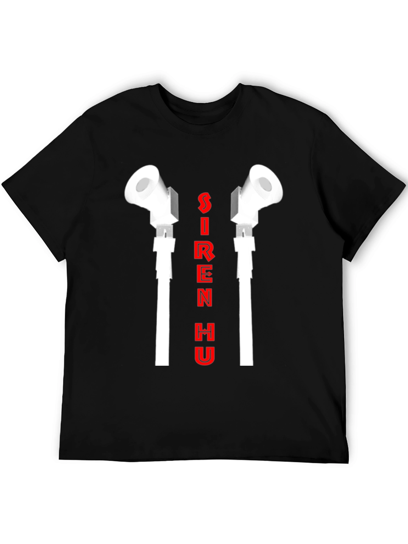 Siren Head T-Shirt - Black Graphic Tee