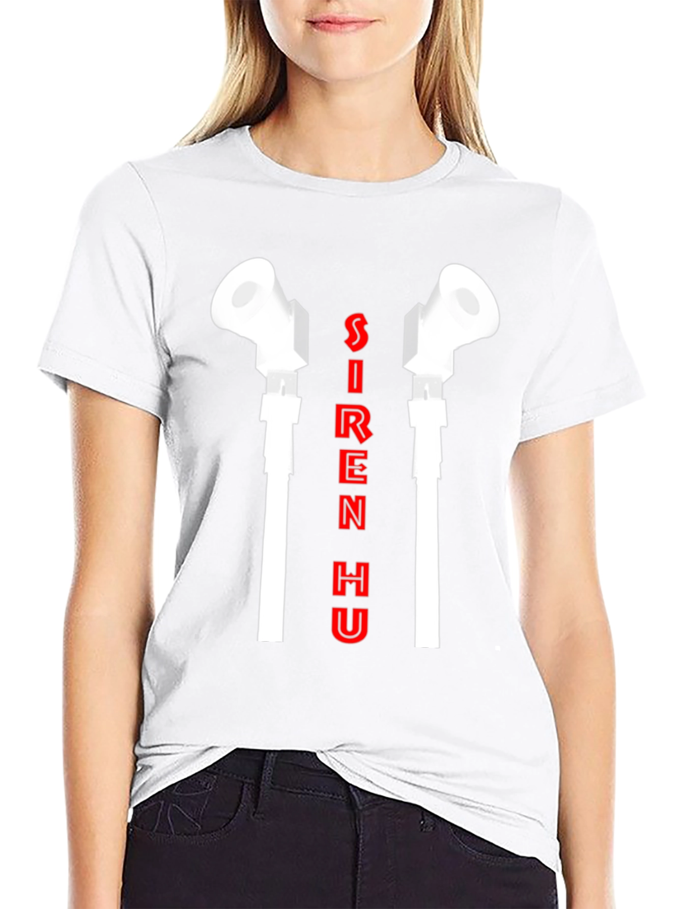Siren Head T-Shirt - Black Graphic Tee