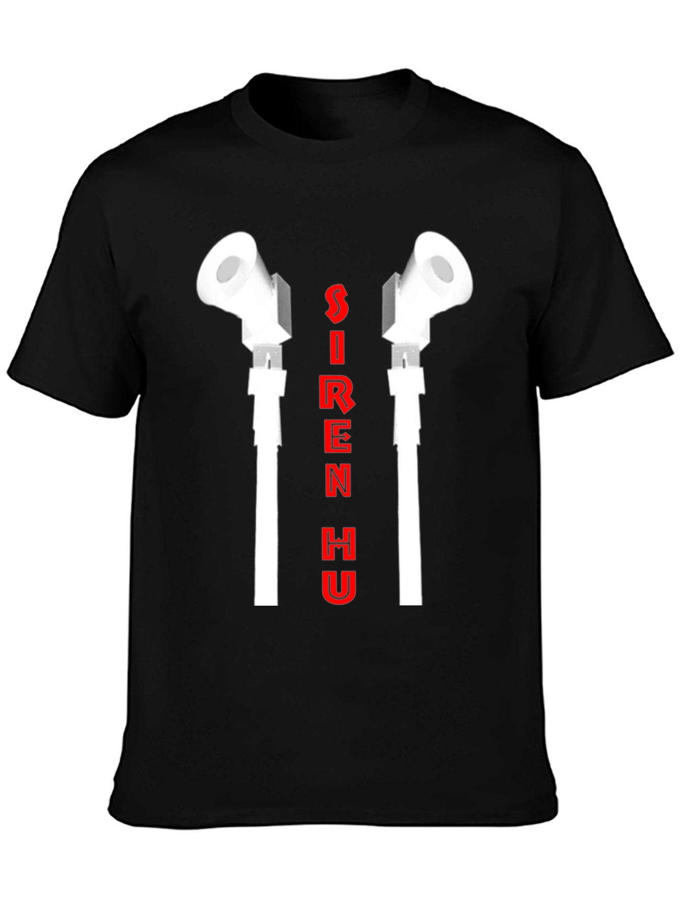 Siren Head T-Shirt - Black Graphic Tee