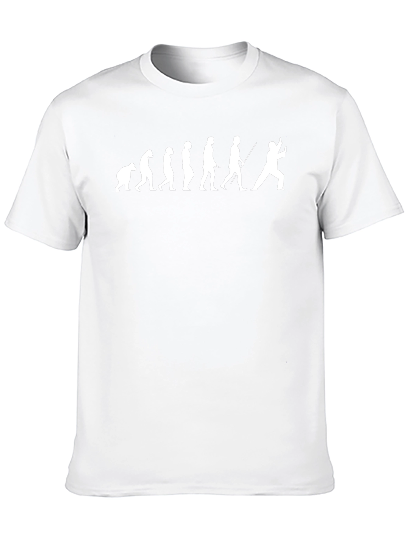 Fencing Evolution T-Shirt - Black