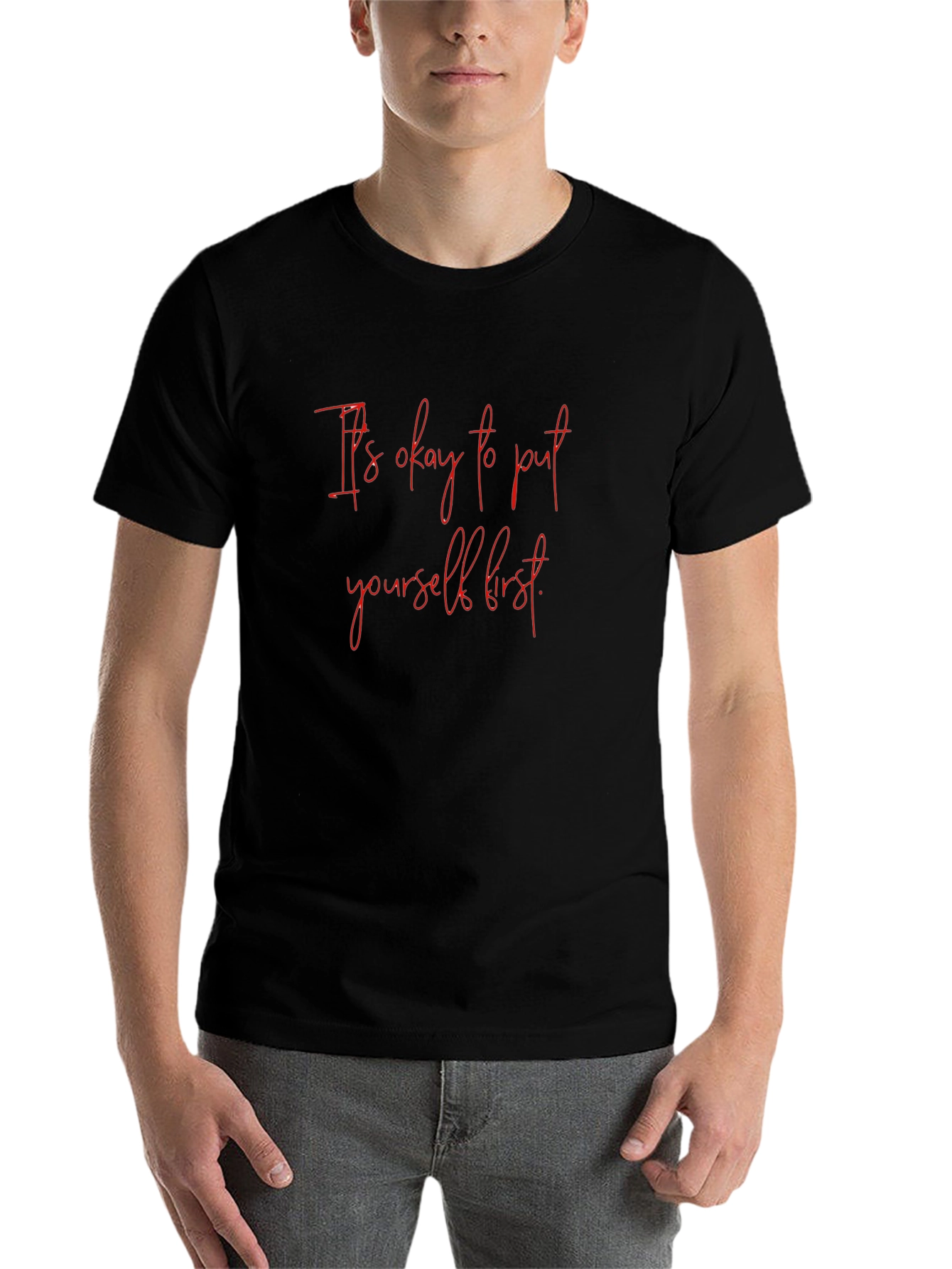 Its Okay to Put Yourself First Graphic Tee