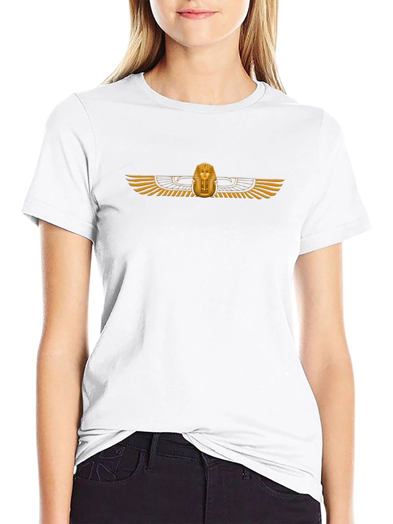 Egyptian Pharaoh Graphic Black T-Shirt