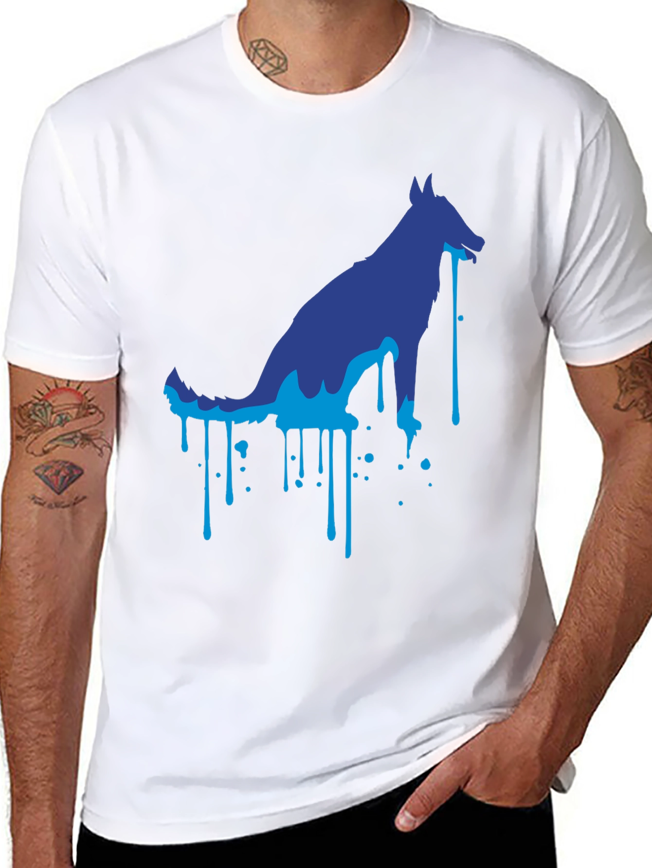 Cool Dog Graphic Tee - Black Unisex T-Shirt