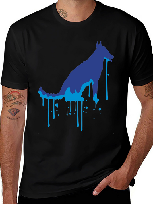 Cool Dog Graphic Tee - Black Unisex T-Shirt